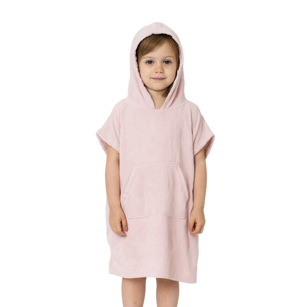K&Co Sorrento Beach Poncho with Pocket Mini - PASTEL PINK